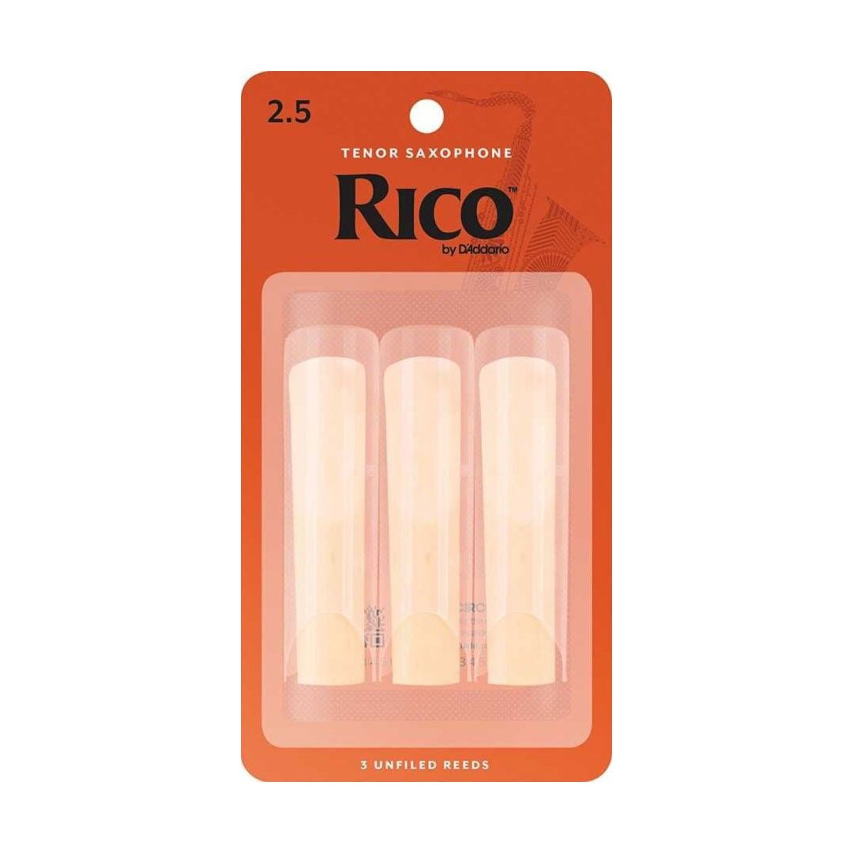 D'Addario Woodwinds Rico RKA0325 Tenor Saksafon Kamışı (3 lü) No:2.5