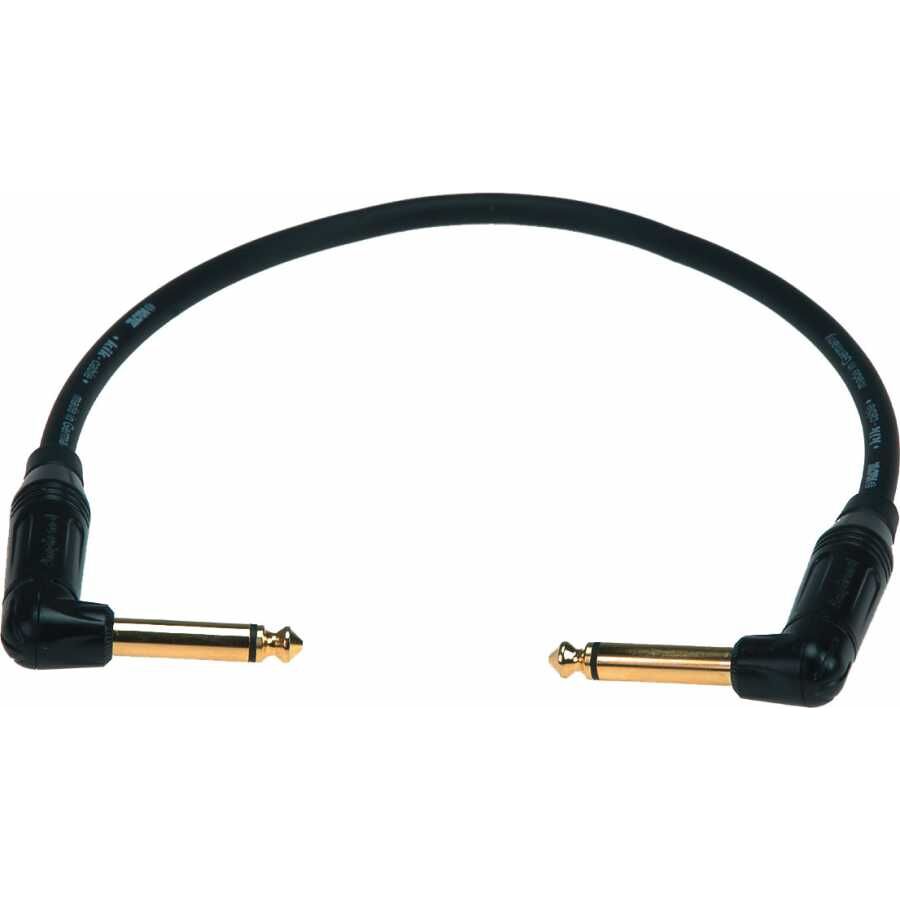 Klotz KIKPA015RR Altın Kaplama Jack Uçlu Pedal Arası Kablo (15 cm)