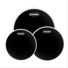 EVANS ETP-ONX2-S DERİ SETİ (12+13+16) TOM KUMLU SİYAH STANDART KİT