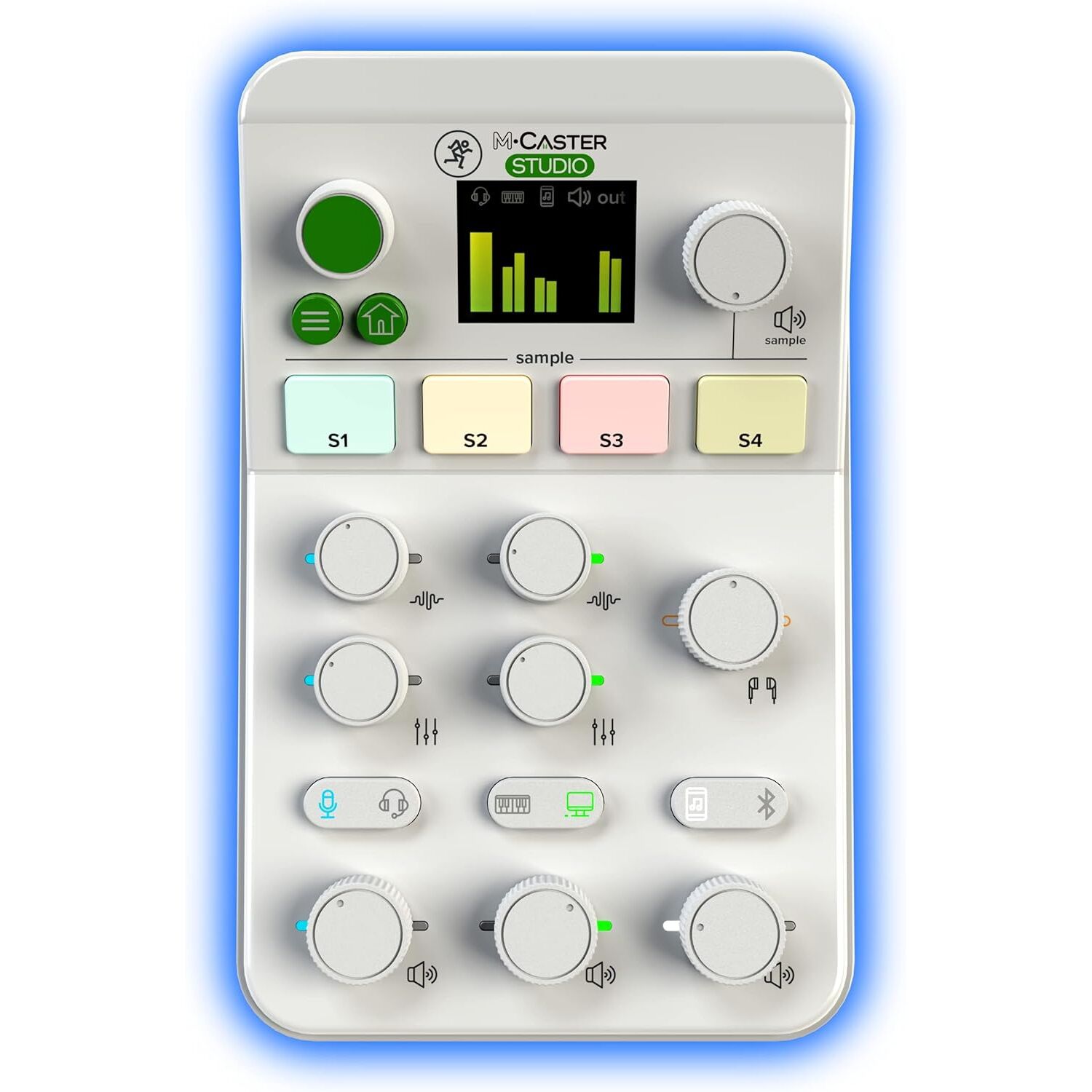 Mackie M-Caster Studio Portatif Canlı Yayın Mikseri (Beyaz)