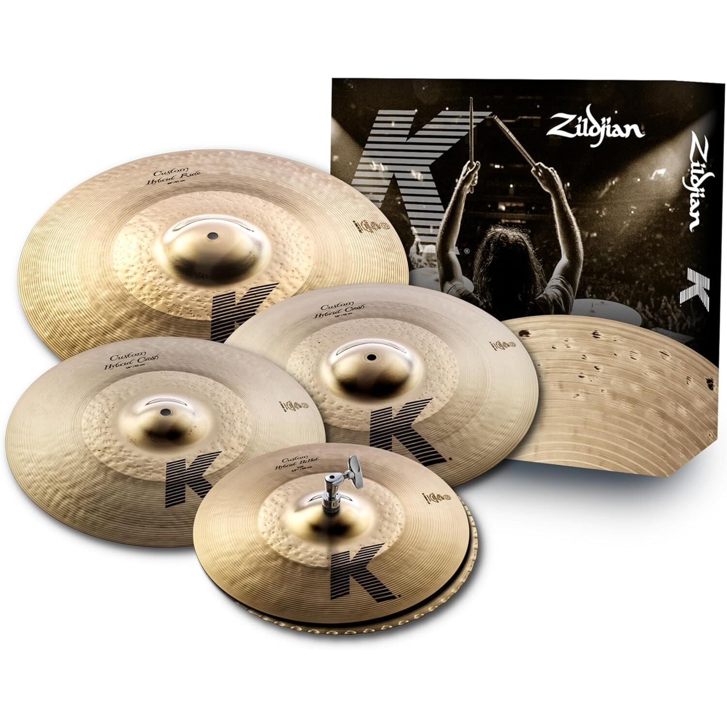 Zildjian K Custom Hybrid Zil Seti (14.25'' HH/16C/18C/20R)