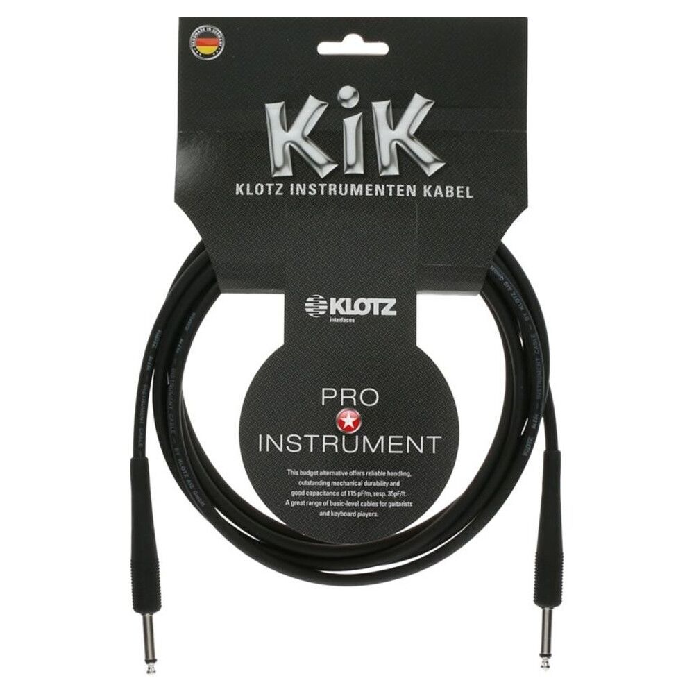 Klotz KIK3.0PPSW Enstrüman Kablosu (3 Metre)