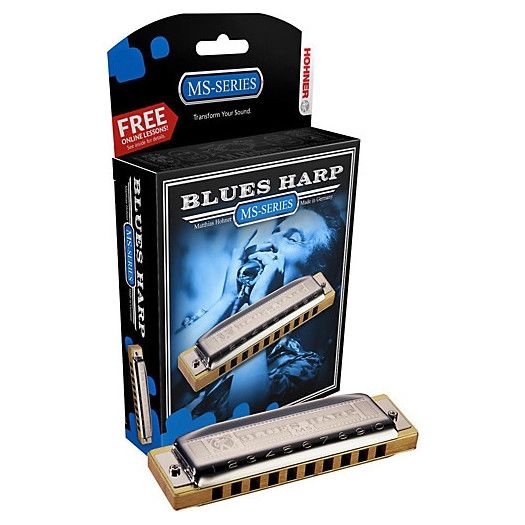 Hohner Blues Harp MS Serisi Mızıka (Mi Bemol Majör)