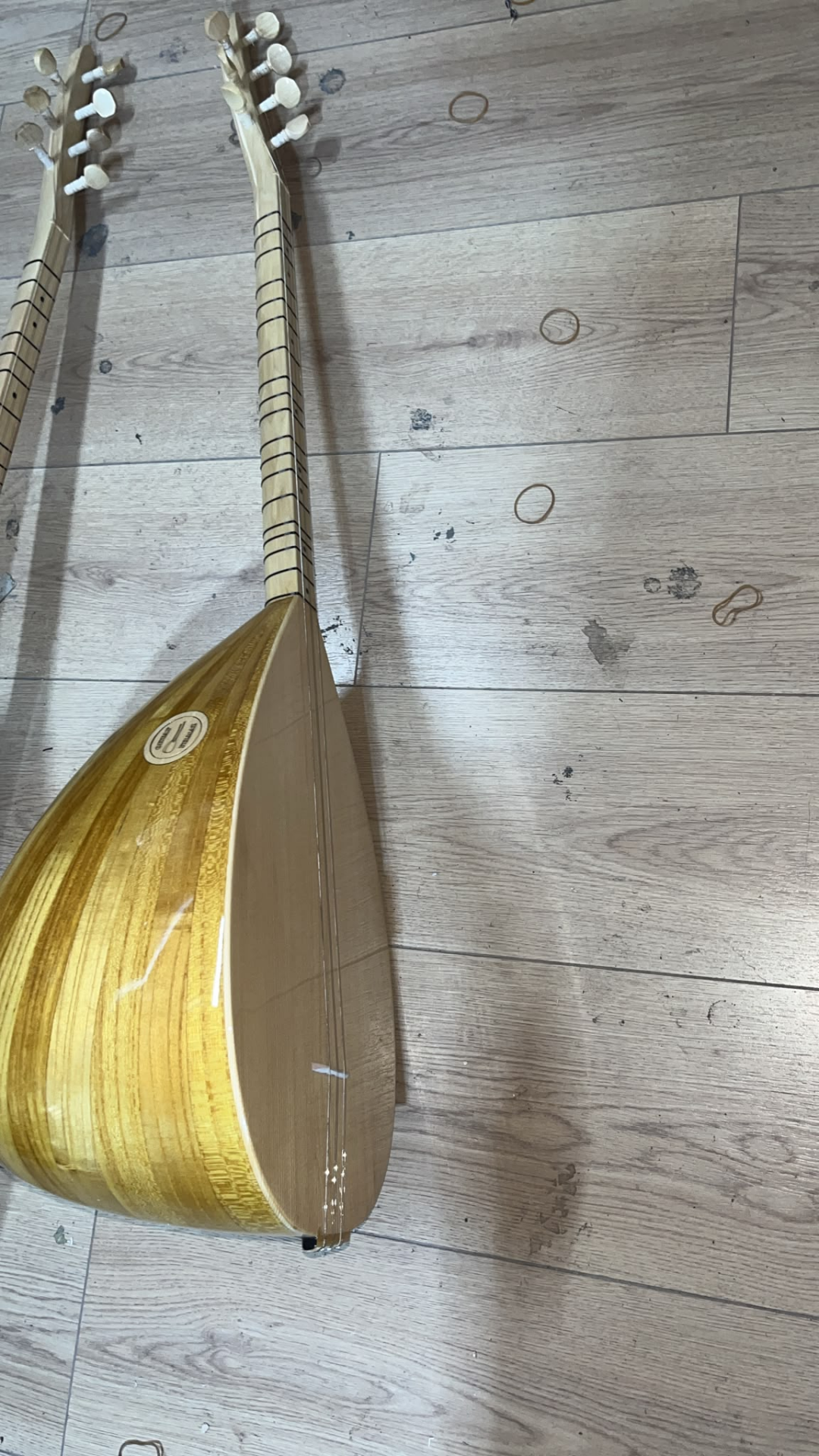 oktay yılmaz saz evi yapım dut bağlama (kılıf+yedek takım tel+mızrap dahil)