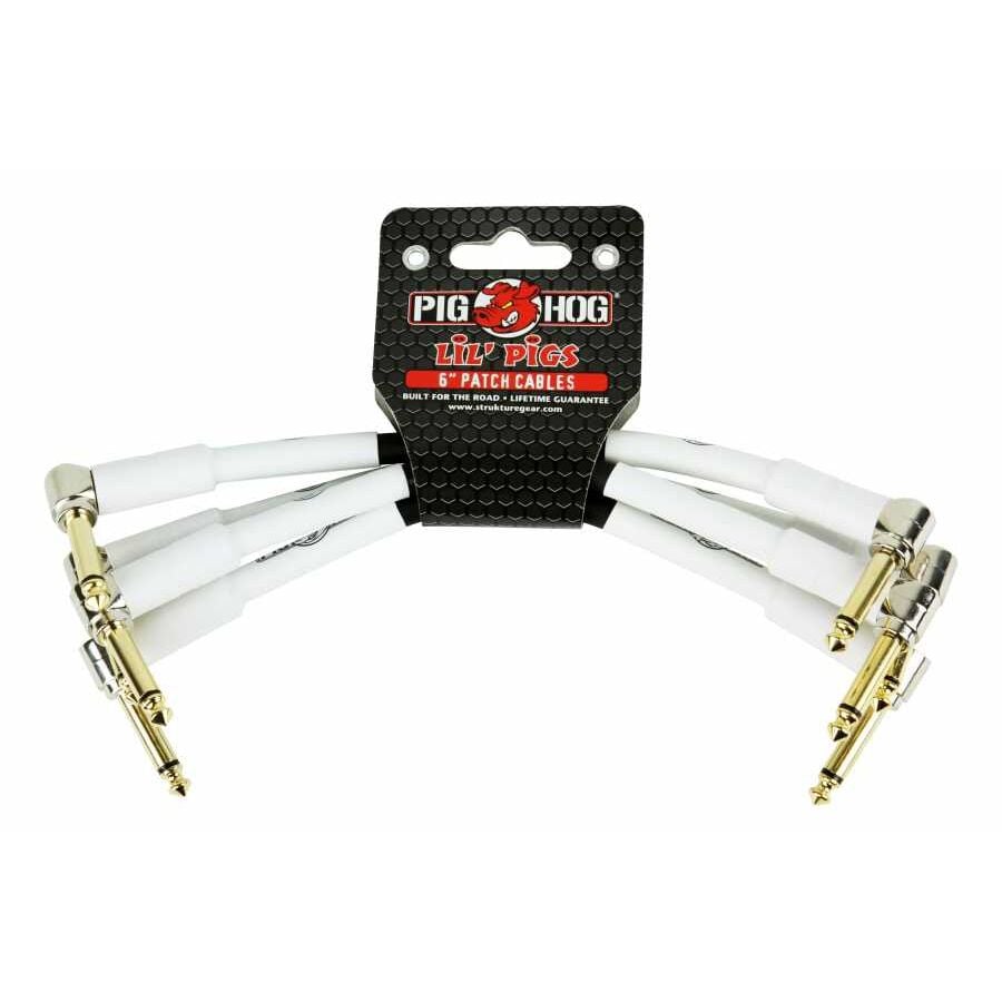 Pig Hog PHLIL6 Lil Pigs 4'lü Pedal Arası Kablo (15 cm)