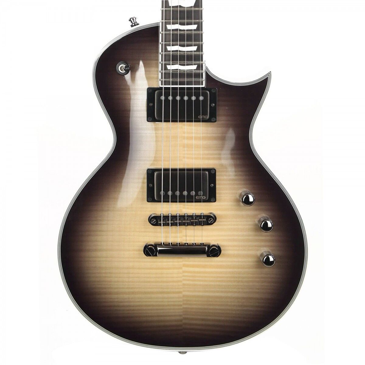 ESP E-II Eclipse Full Thickness Black Natural Burst Elektro Gitar