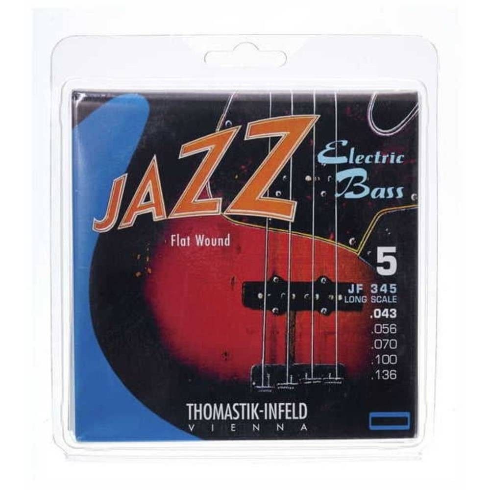 Thomastik Infield JF345 Jazz Gitar Flatwound Takım Tel