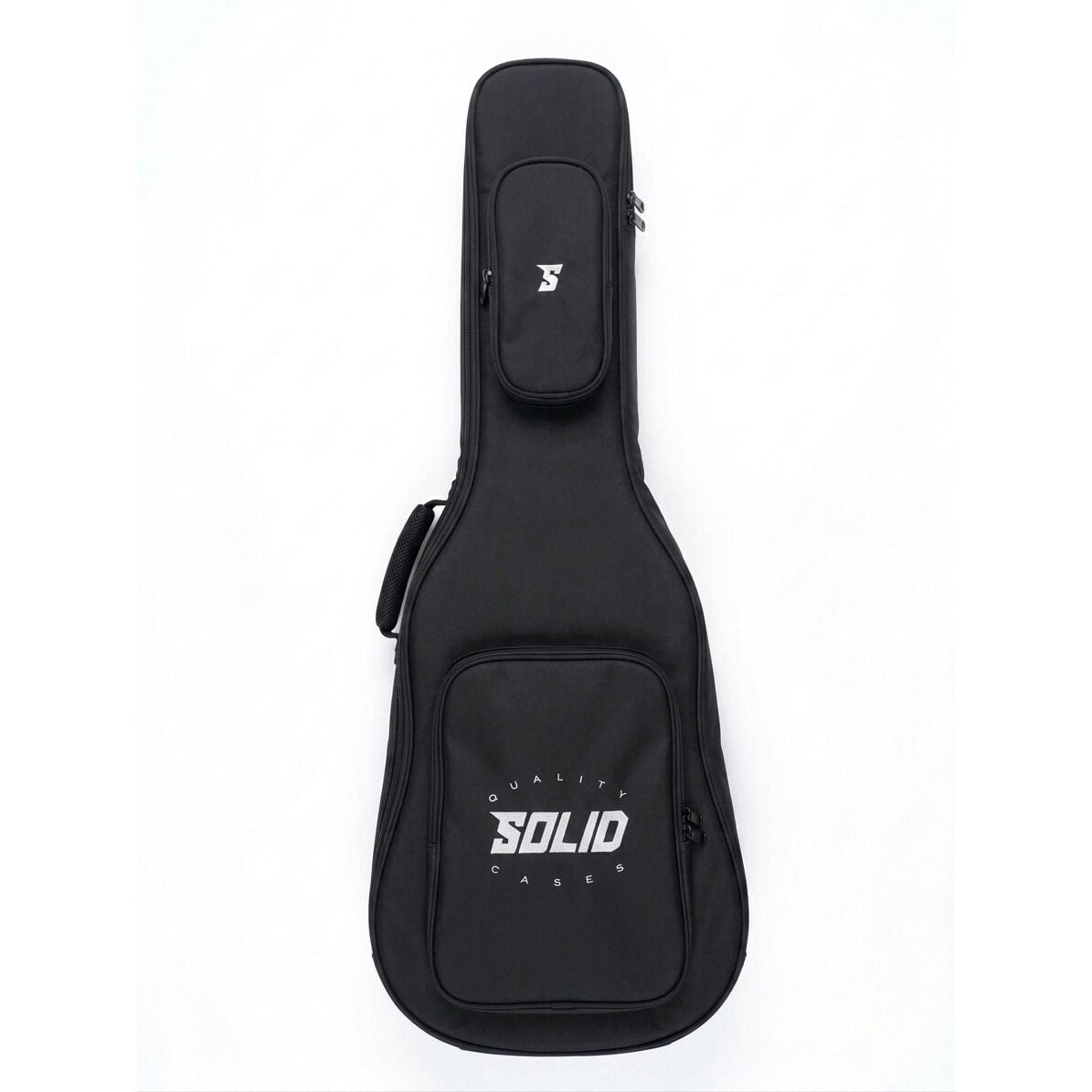 Solid Case Elektro Gitar  Premium Gigbag (Siyah-Gri)