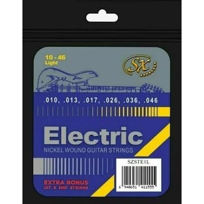 SX SZSTE1L Light Elektro Gitar Teli (10-46)
