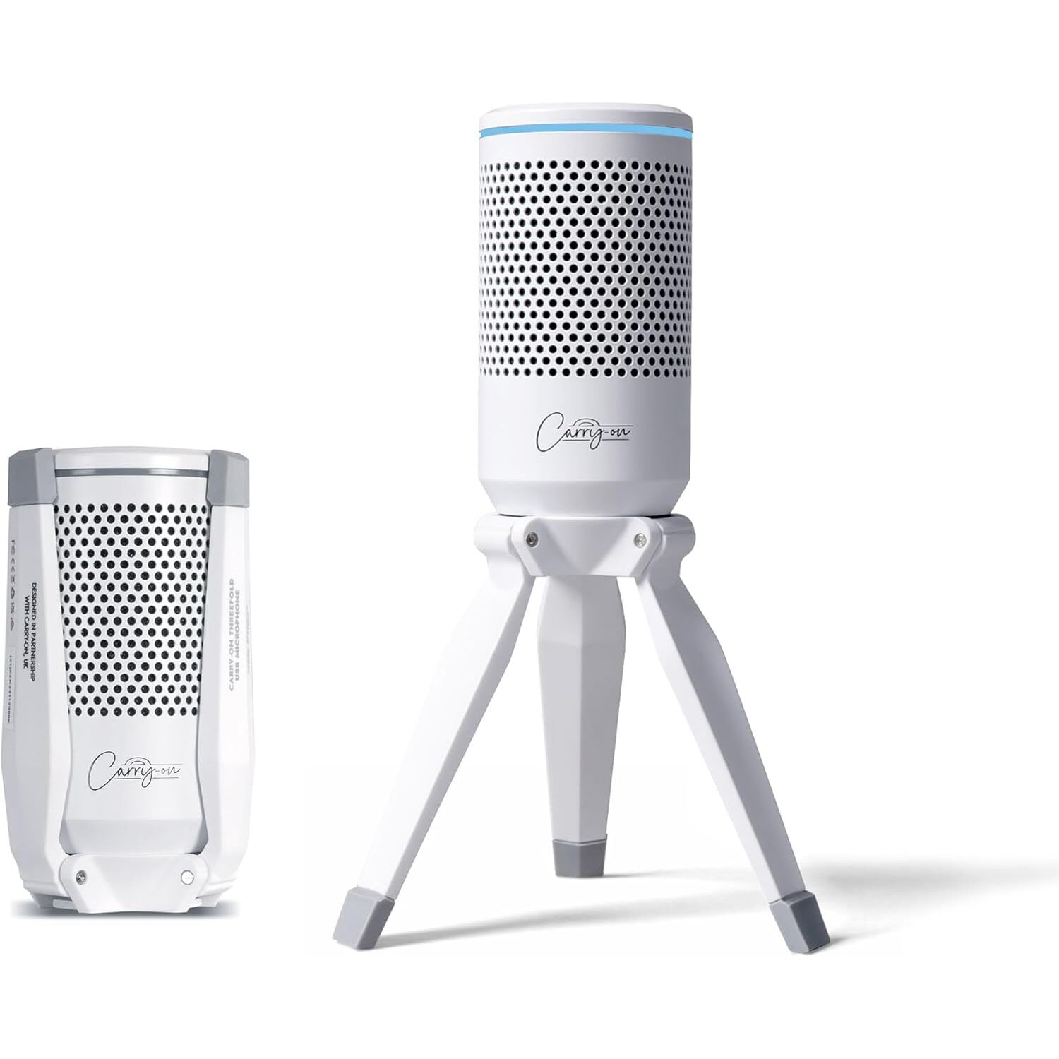 Blackstar CO-TFUSBMIC-WT Carry-On Threefold Katlanabilir USB Condenser Mikrofon (Beyaz)