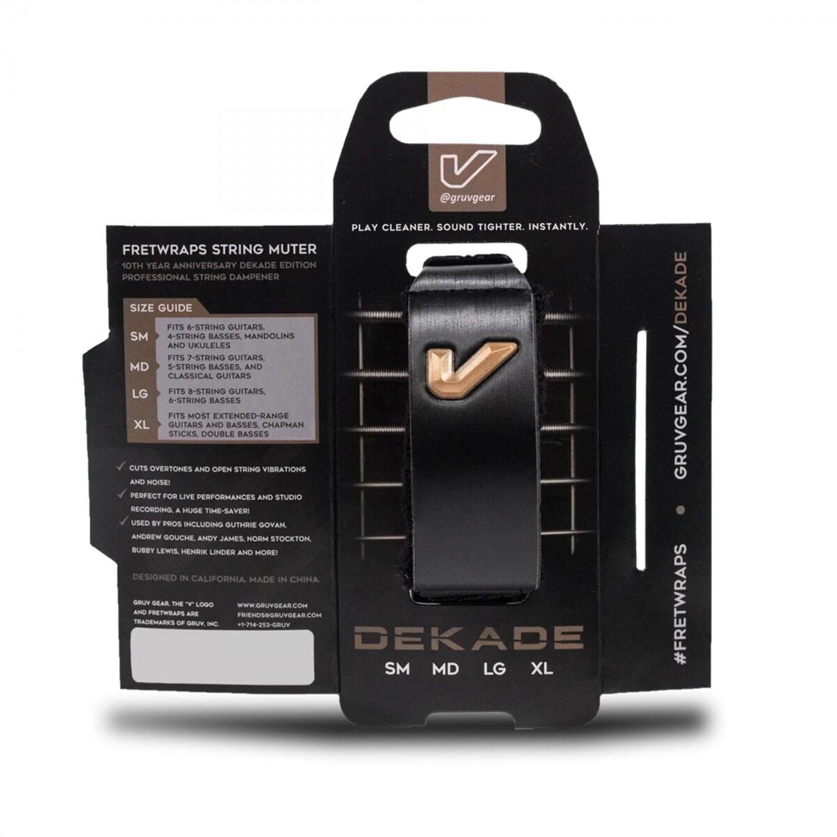 Gruv Gear Fretwrap Dekade Edition - Medium