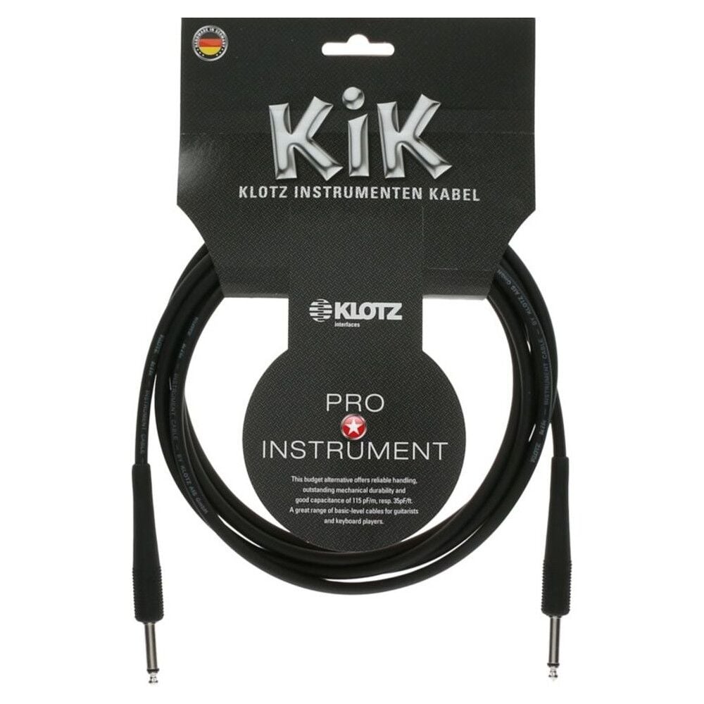 Klotz KIK3.0PPSW Enstrüman Kablosu (3 Metre)