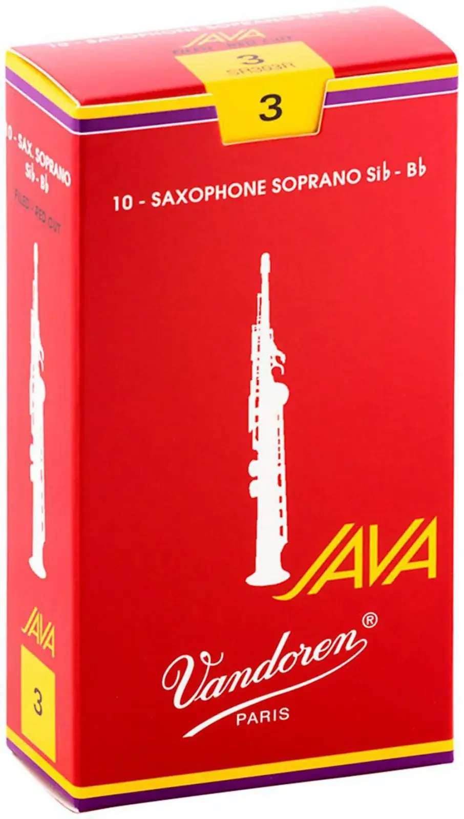 Vandoren SR303R Si Bemol Soprano Sax Java Kamış (10Lu) No.3