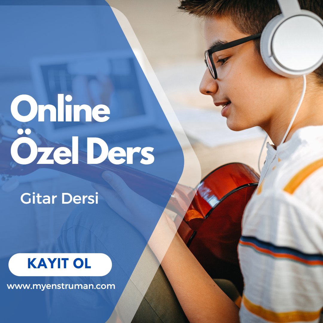 Uzaktan Birebir Online Gitar Eğitimi (1 Aylık 4 Ders Eğitim Paketi)