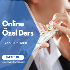 Uzaktan Birebir Online Yan Flüt Eğitimi (1 Aylık 4 Ders Eğitim Paketi)