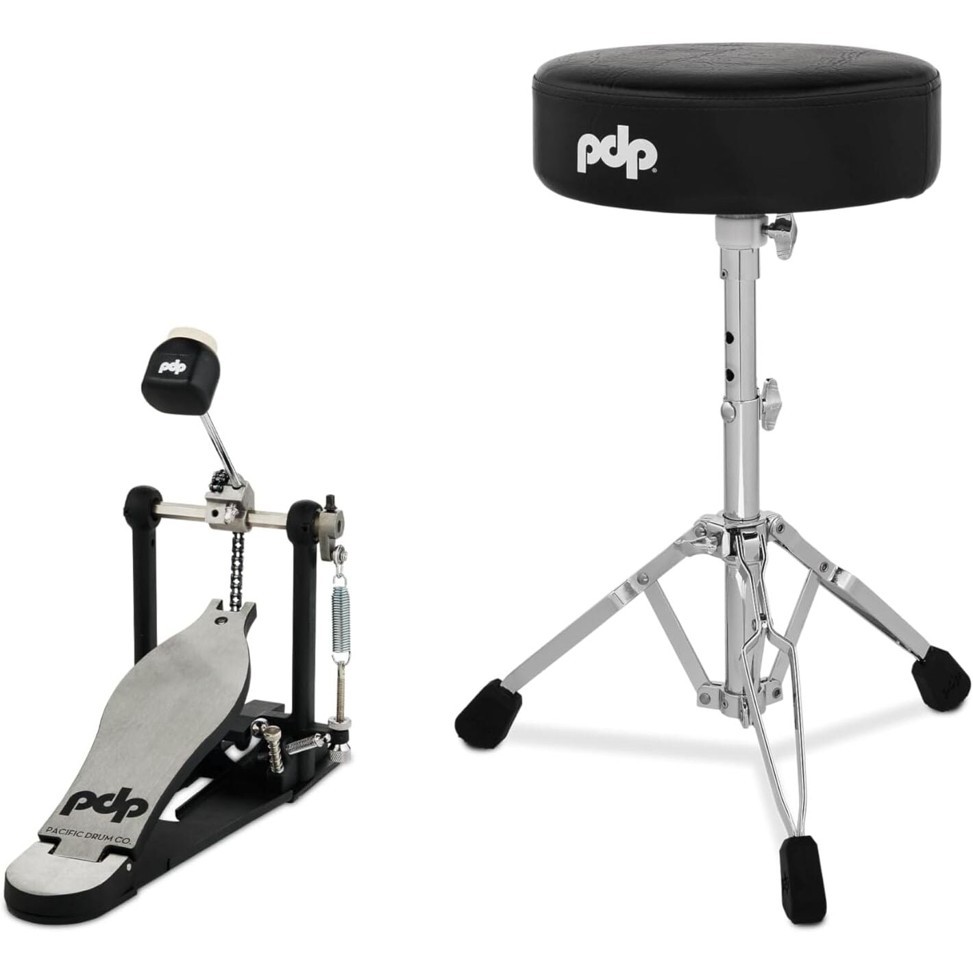 PDP Drums 700 Serisi 2 Parça Aksam Paketi (Tabure & Single Kick Pedalı)