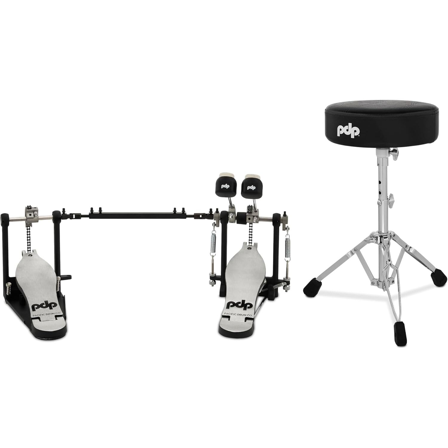 PDP Drums 700 Serisi 2 Parça Aksam Paketi (Tabure & Double Kick Pedalı)