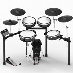Artesia Legacy A250-BMS Black Metallic Stripe Dijital Davul Seti