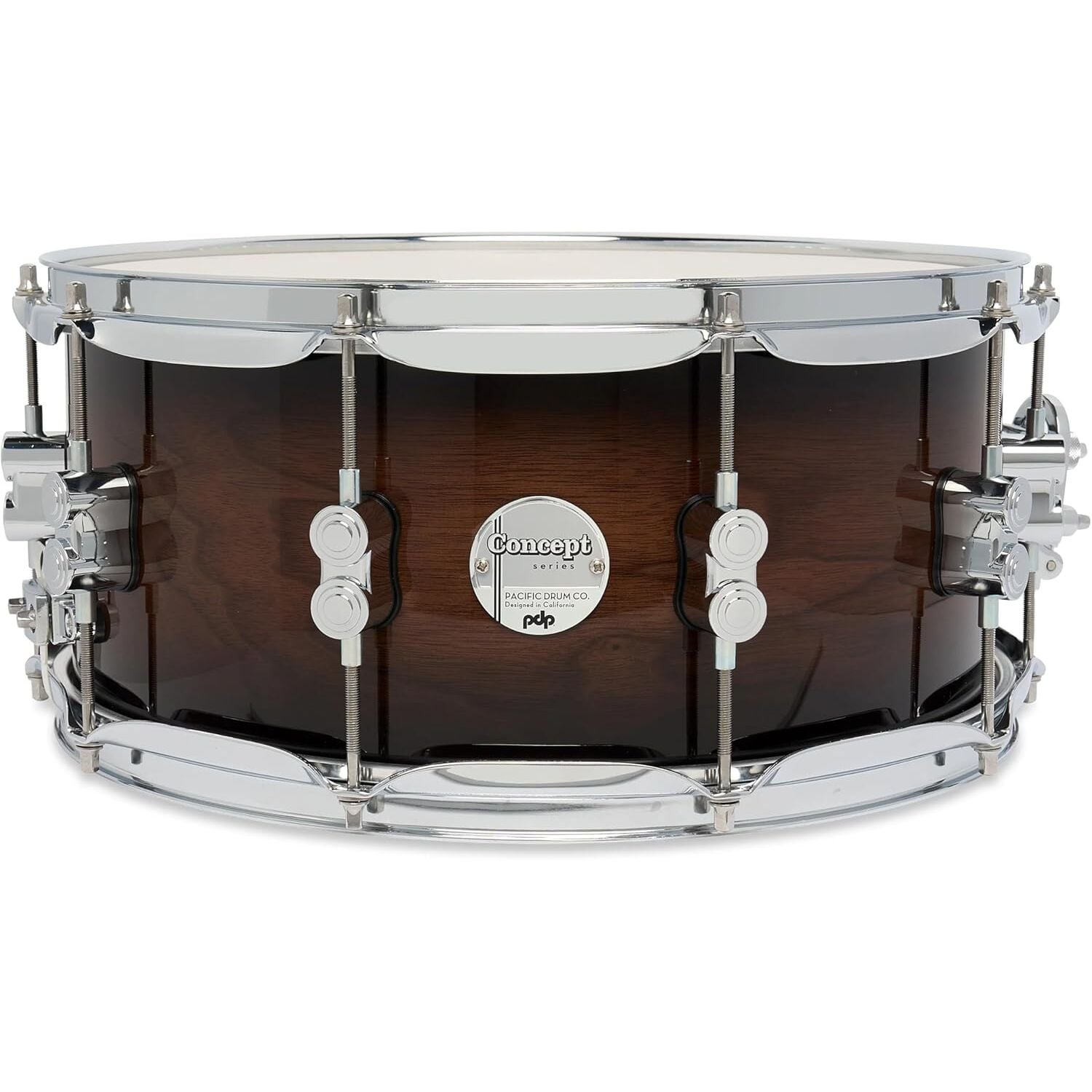 PDP Drums Concept Maple Exotic 6.5x14'' Trampet (Walnut to Charcoal)