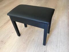 CREMONIA PTCBK 50 CM PİYANO TABURESİ, SİYAH, SANDIKLI