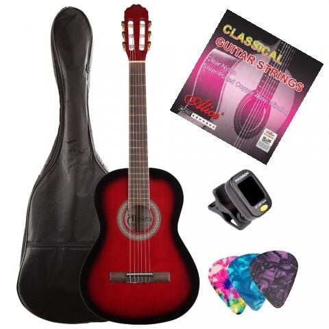 ALMİRA MG917-RDS Tam Boy Yetişkin Klasik Gitar Seti