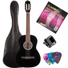 ALMİRA MG917-BK Tam Boy Yetişkin Klasik Gitar Seti