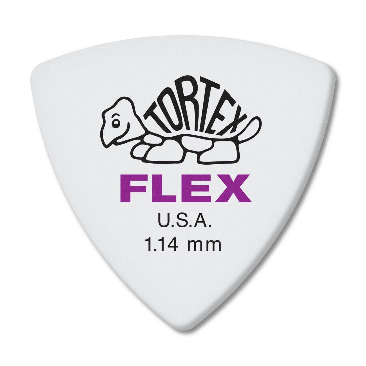 Jim Dunlop 456R1.14 Tortex Flex Triangle Pena (1.14 mm)