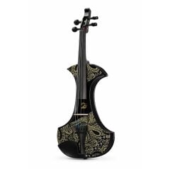 Aileen AV-D501-PB 4/4 Elektro Keman (Phoenix Black) + Keman Yastığı Hediyeli