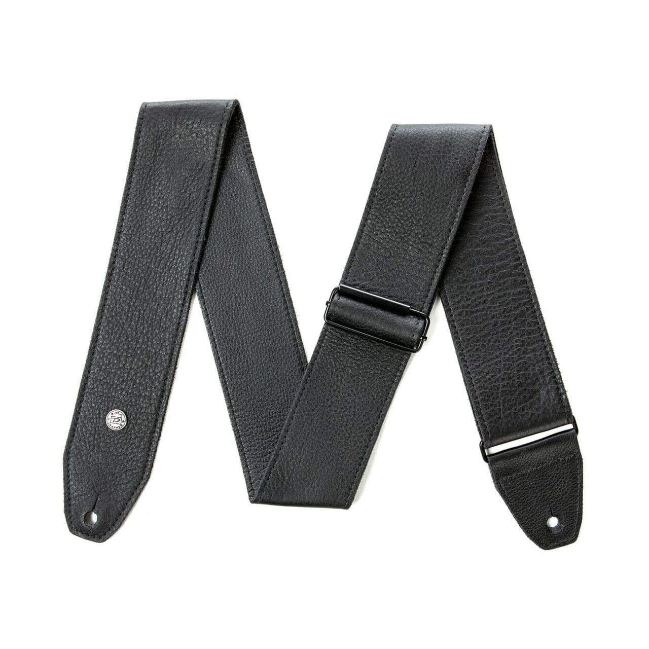 Jim Dunlop BMF15BK BMF 2.5 In Tri-Glide Leather Black Gitar Askısı