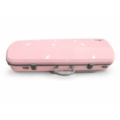 Aileen Macaron Carbon Fiber 4/4 Keman Case (Sakura Pink)