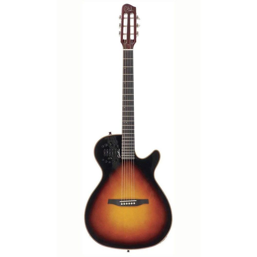 Godin Multiac Steel Duet Ambiance HG Elektro Akustik Gitar (Sunburst)