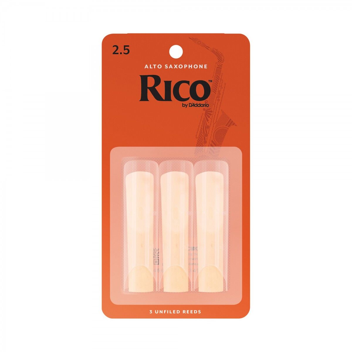 D'Addario Woodwinds Rico RJA0325 Alto Saksafon Kamışı (3 lü) No:2.5