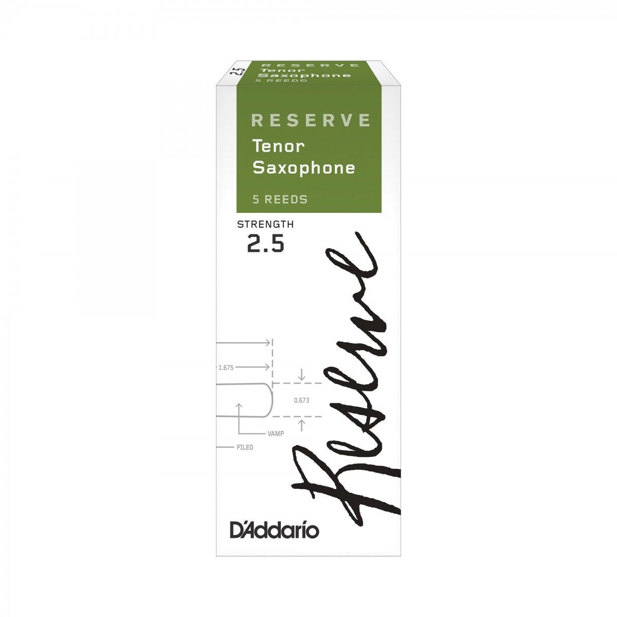 D'Addario Woodwinds Reserve DKR0525 Tenor Saksafon Kamışı No:2.5