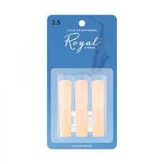 D'Addario Woodwinds Royal RJB0325 Alto Saksafon Kamışı (3 lü) No:2.5