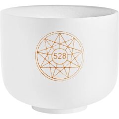 Meinl Sonic Energy SOLCSB8-528 Solfeggio 528 Hz / C5 Mi 528 Hz,8'' Crystal Singing Bowl (Quartz)