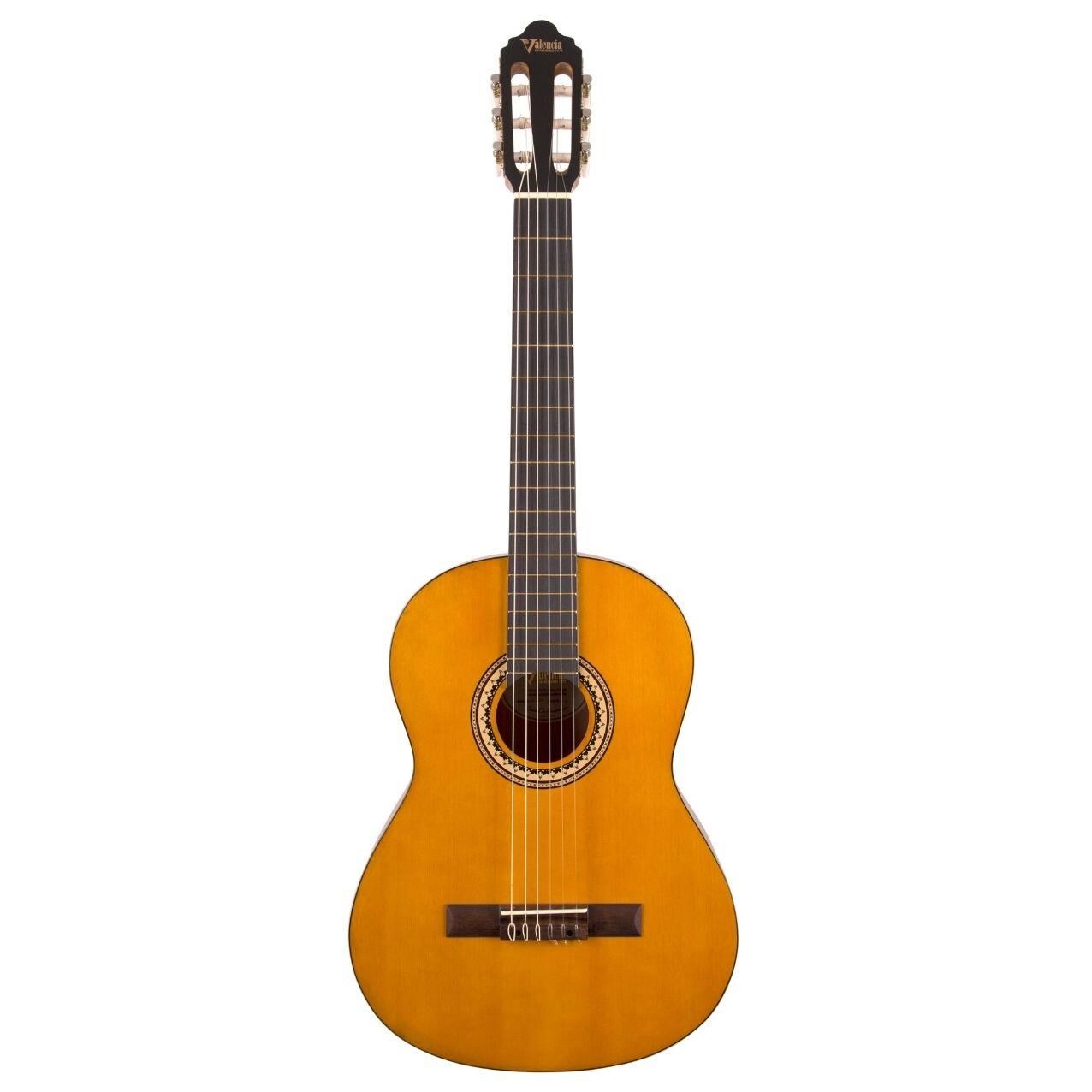 VALENCIA CG190 KLASİK GİTAR, PARLAK NATUREL, 4/4, LADİN