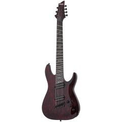 Schecter  C-7 Multiscale Silver Mountain 7 Telli Elektro Gitar (Blood Moon)