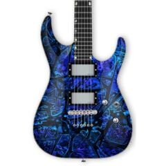 ESP USA Custom Shop Horizon-II Ghost Flame Elektro Gitar