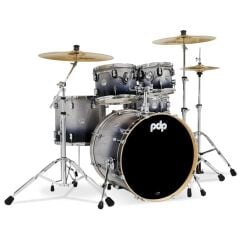 PDP Drums Concept Maple 5 Parça 22'' Akustik Davul (Silver To Blk Fade)