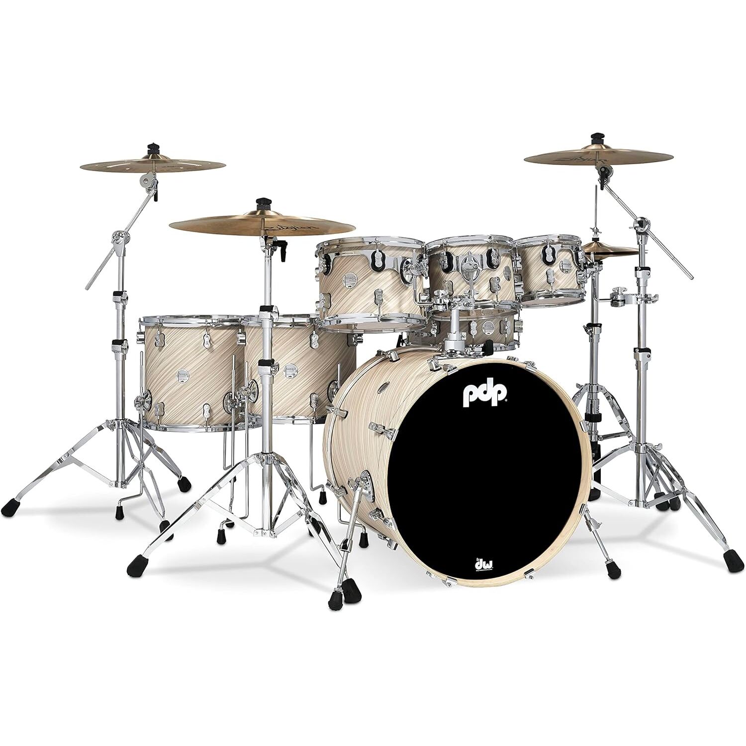 PDP Drums Concept Maple 7 Parça 22'' Akustik Davul (Twisted Ivory)