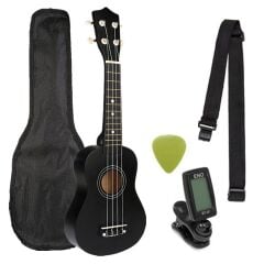 Victor Soprano  Ukulele Seti ( Siyah )