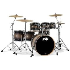 PDP Drums Concept Maple 7 Parça 18'' Akustik Davul (Satin Charcoal Burst)