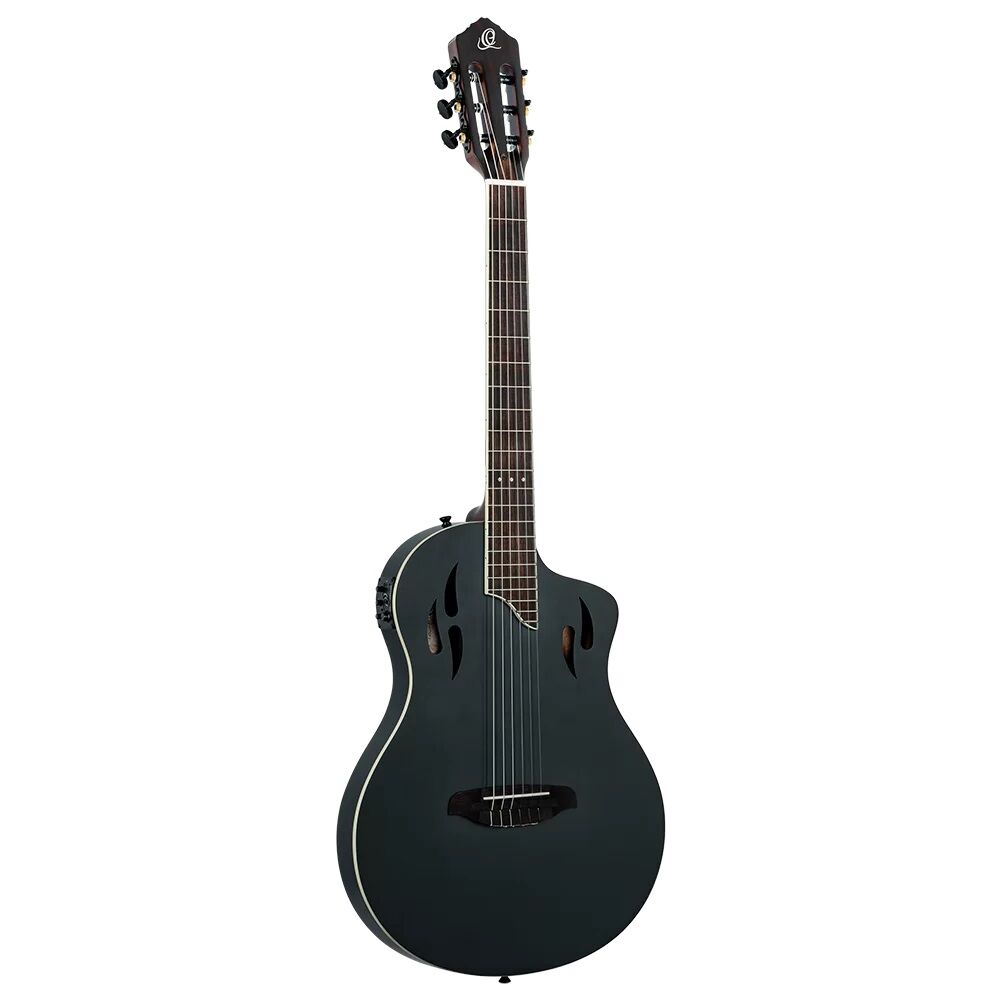 Ortega TourPlayer RTPSTD-SBK Elektro Klasik Gitar (Siyah)