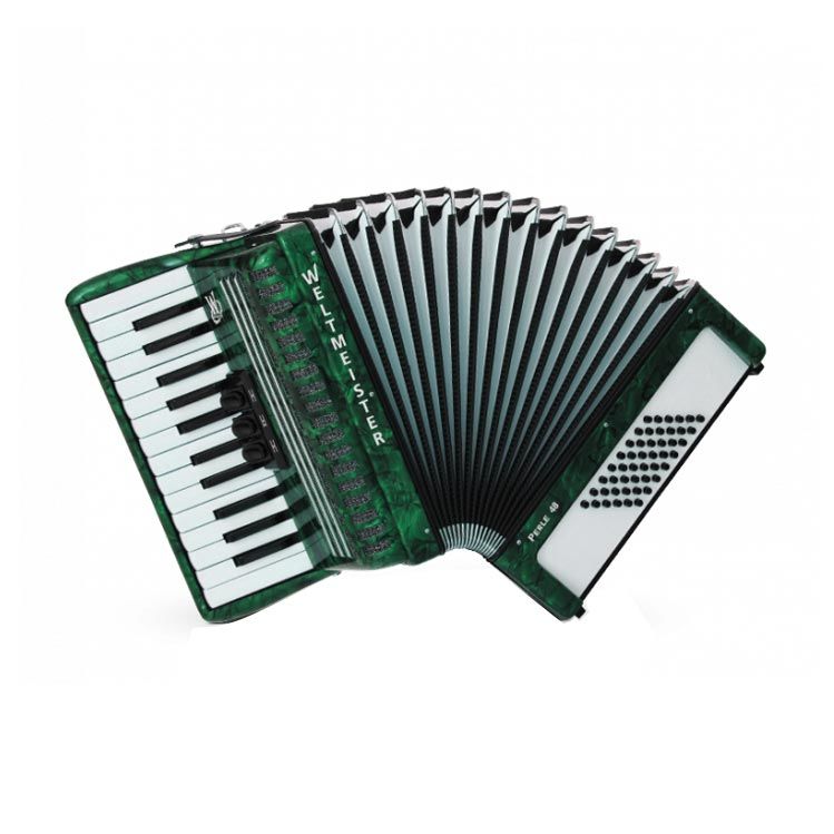 Akordeon Weltmeister Perle 26/48/II/3 Yeşil 01010360
