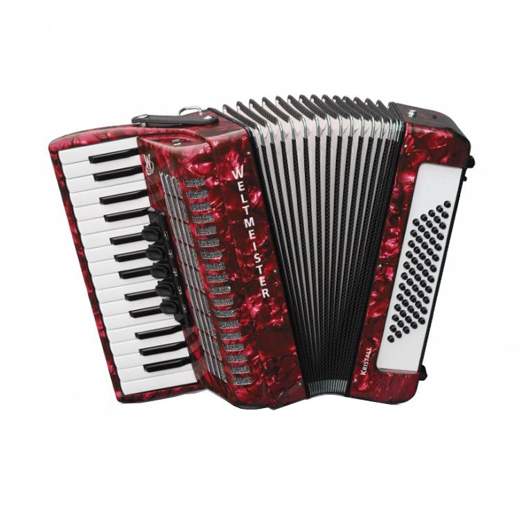 Akordeon Weltmeister Kristall 30/60/III/5 Kırmızı WM-01010568