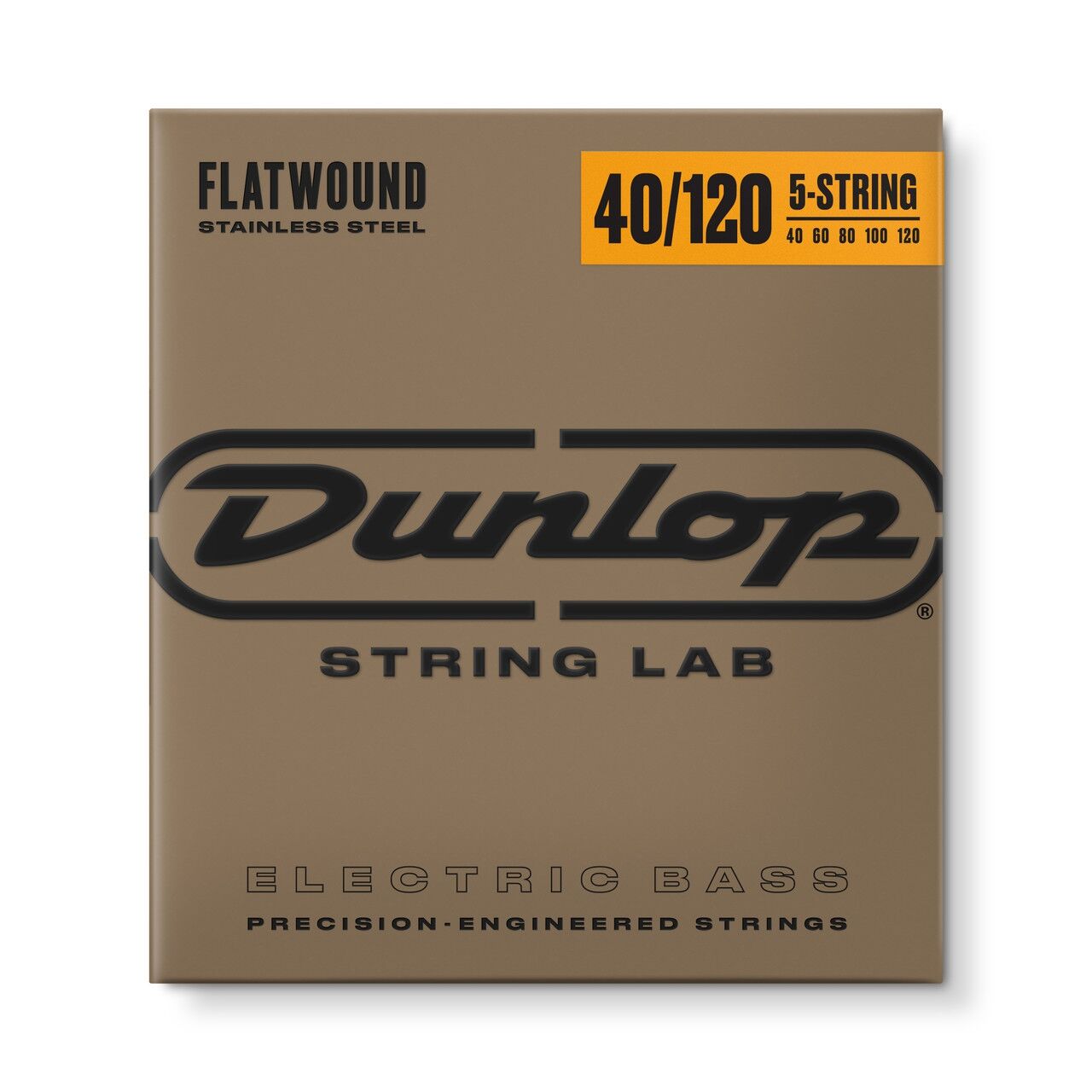 Jim Dunlop DBFS40120S Stainless Steel Flatwound Bas Gitar Teli (40-120)