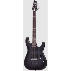 Schecter C-1 Platinum Elektro Gitar (See-Thru Siyah Saten)