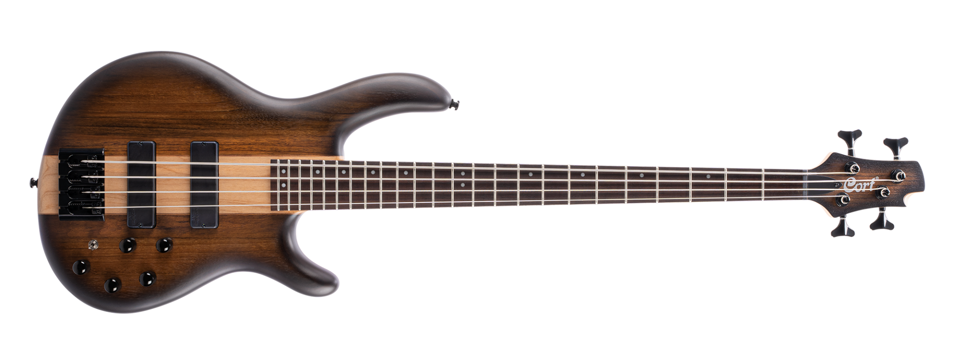 CORT C4PLUS OVMH ABB BASS GİTAR, 4 TELLİ, ANTIQUE BROWN BURST