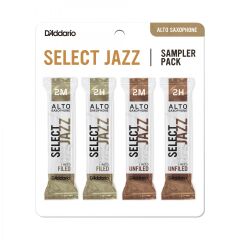 D'Addario Woodwinds Select Jazz Alto Saksafon Kamışı - Sampler Pack 2M/2H