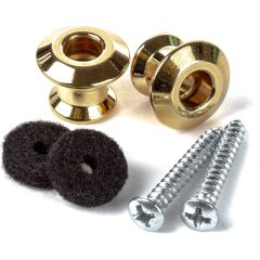 Jim Dunlop 2PSLS034G Straplok Askı Pimi Seti (Gold)